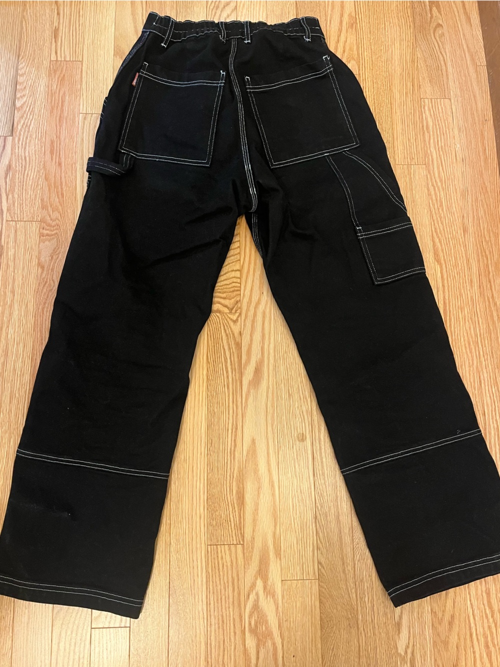 Big Bud Press Carpenter Jeans, black with contrast stitching - Picture 2 of 3
